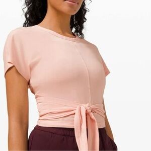 Lululemon It’s a Tie Short Sleeve Wrap Tee